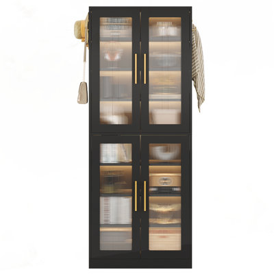 67" Tall Bookcase With Doors