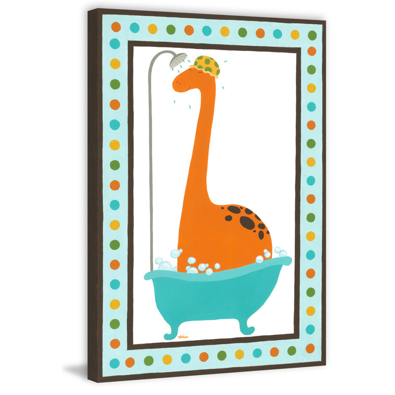 Dayanara Rub-a-dub Dino I - Painting on Canvas, 152cm H x 101cm W