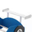 Lit plateforme simple avec roulettes
