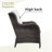 Schutt Wicker 4 - Person Patio Conversation Set with Cushions-98598517