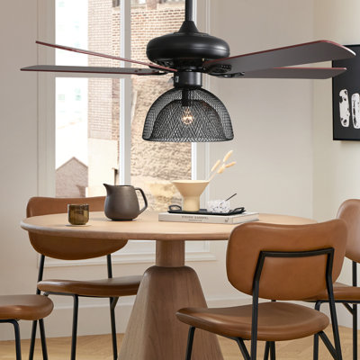 Krenzke 132cm Ceiling Fan with Light Kit