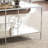Harvey-John 42" Glass And Metal Coffee Table-1819180777