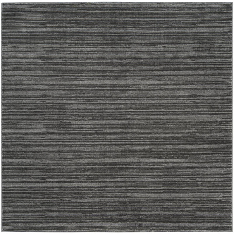 Aaishah Area Rug, Gray , Square 10'
