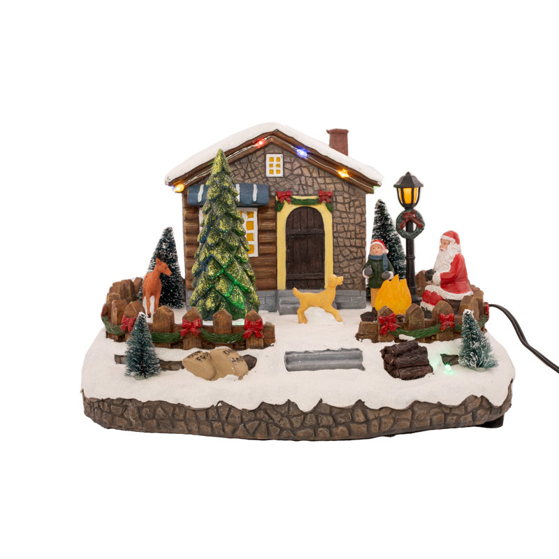 Christmas Dog, Deer Christmas Village