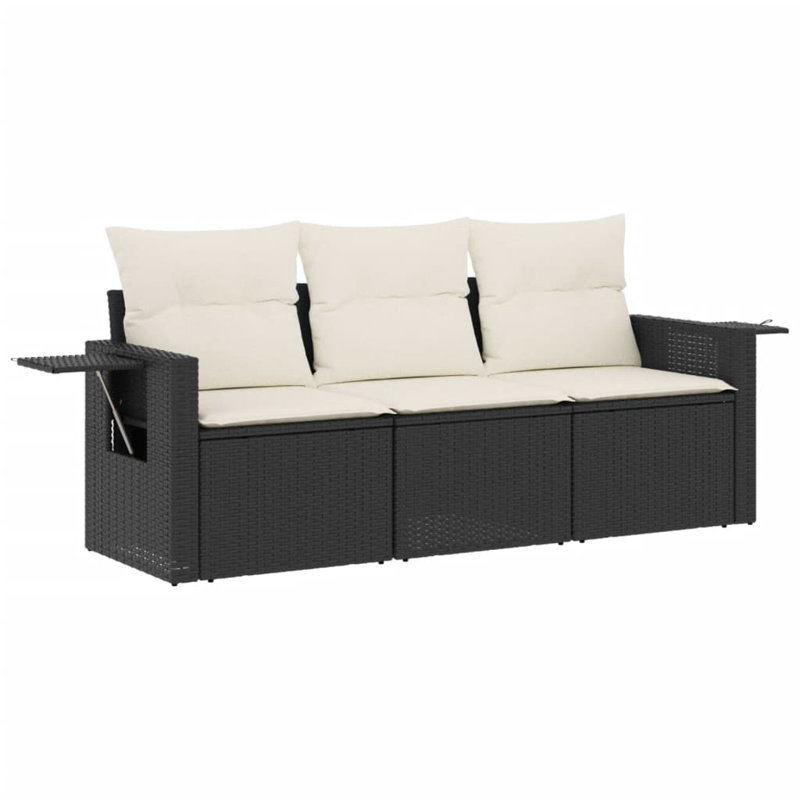 Ensemble de canapé de jardin modulaire en rotin PE Vidaxl
