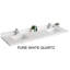 Meuble-lavabo double 84 x 22 Santa Fe en vert avec 2 comptoirs Calacatta-1936691658-1936691653-1974833473