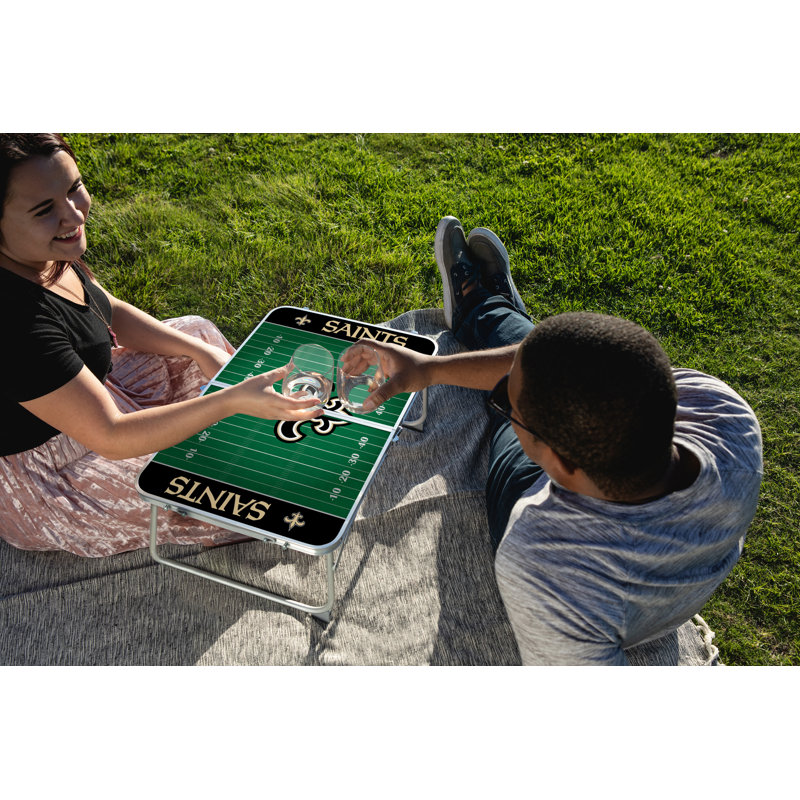NFL Concert Table Mini Portable Table, New Orleans Saints