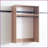 Closet Systems, Devi Modern Oak Wood Wall-Mounted Modular Closet | Oak | Wood