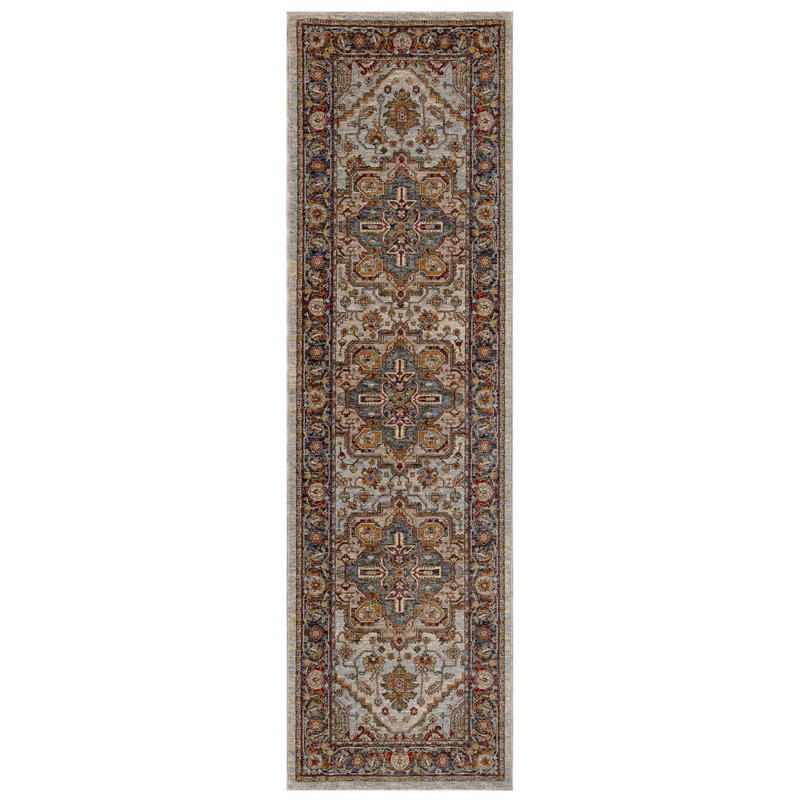 Oriental Area Rug, Runner 68 x 235cm