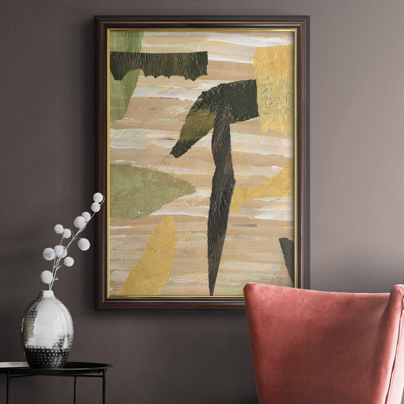 Pièces de papier peintes I, toile encadrée de qualité supérieure - prête à être accrochée, H 20 po x l 16 po x P 2,5 po