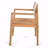 Outdoor Patio Dining Table And Chair Set, Acacia Wooden With Armrests, Suitable For Outdoor Dining And Leisure Places-26706041