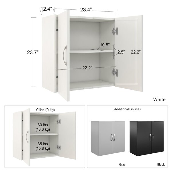 Wayfair Basics® Aaru 4 Piece Garage Storage Cabinet System & Reviews ...