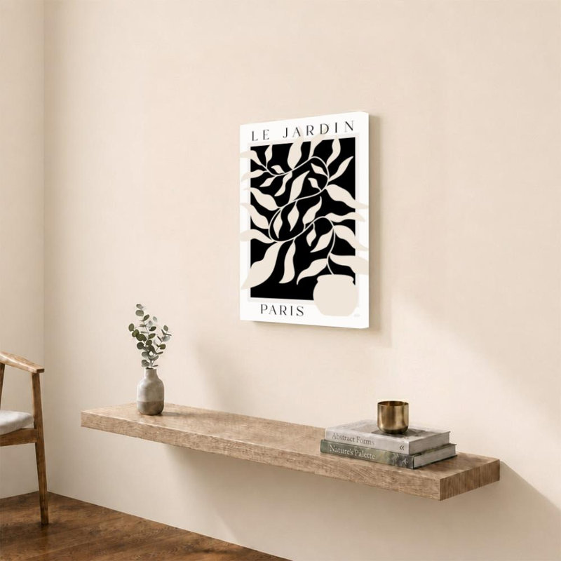 Le Jardin Paris par Natalie Carpentieri - impression, H 24 po x l 18 po, Toile tendue, Ne s’applique pas