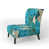 Teal/White selected