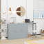 Lit simple escamotable avec commode à hauteur réglable, commode escamotable avec coussin pliable pour chambre d'amis, petit espace -815374850