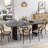 Oval Wood Dining Table with 2 Legs-1315168841-1315168847