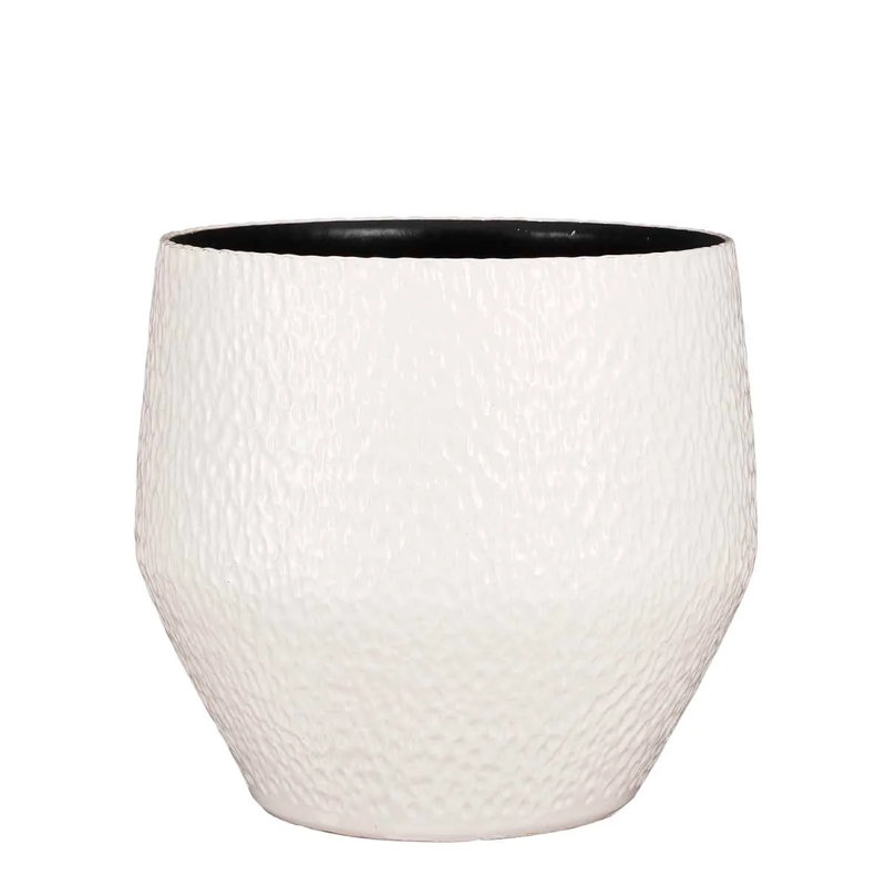 Isobe Handmade Ceramic Pot Planter, White