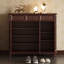 Banc de rangement pour chaussures en bois massif noyer-783992796-783992769