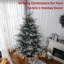 Arbre de Noël artificiel, arbre de Noël à charnière en pin avec branches réalistes, base en acier, ouverture automatique, vert-1760511293