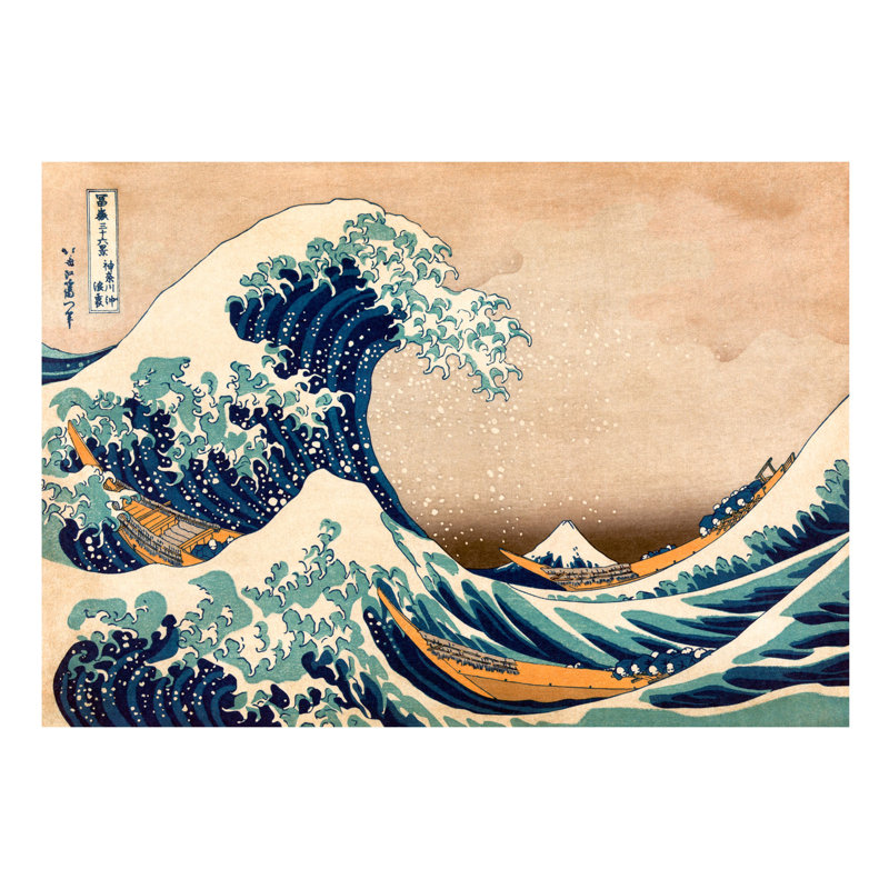 The Great Wave off Kanagawa Wall Mural, 400 cm x 280 cm