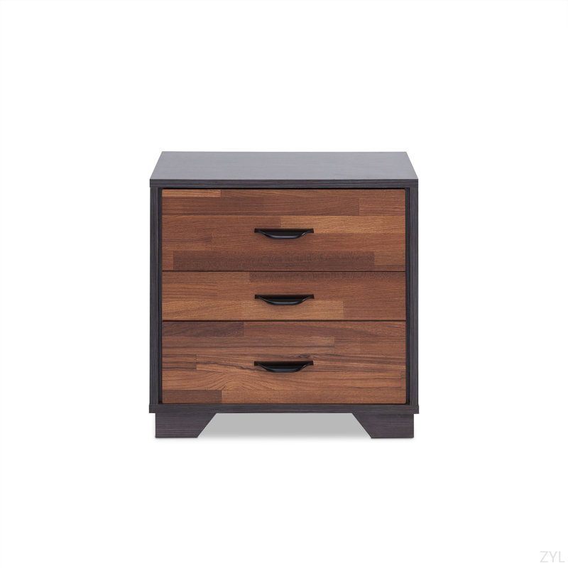 Table d'appoint en noyer et espresso