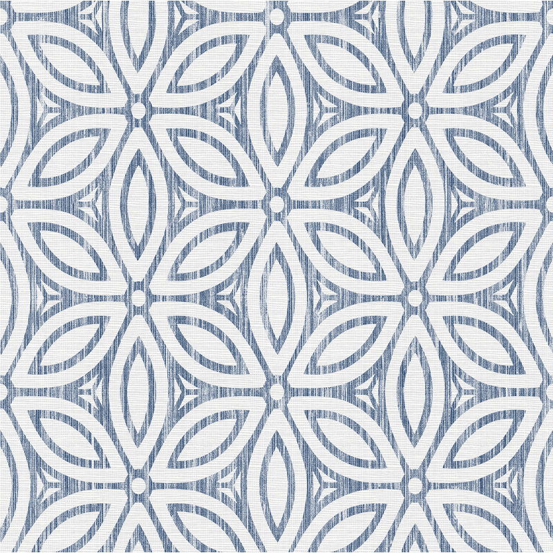 Arieke Peel & Stick Floral Roll, Blue