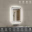 Miroir de salle de bain avec éclairage à DEL-311772378