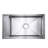 33" L x 19" W Handmade Single Bowl Stainless Steel Undermount Kitchen Sink With Drainboard