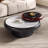 Elegant Coffee Table with Rotatable Small Top