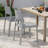 Outdoor Patio Dining Chairs Set Of 4, Stackable Plastic/Resin Side Chair For Indoor Outdoor, 4 Pieces Bistro Chairs For Balcony, Garden, Backyard-1392571312