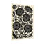 Plantes et fleurs à motif floral noir sur fond crème-1788138989