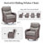 Wickes 7-Piece Outdoor Conversation Set With Fire Pit Table, 3-Seat Sofa & Swivel Gliders, 6" Thick Cushions, All-Weather PE Wicker-1878494423-1878494417-1878494416