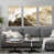 Toile avec cadre blanc