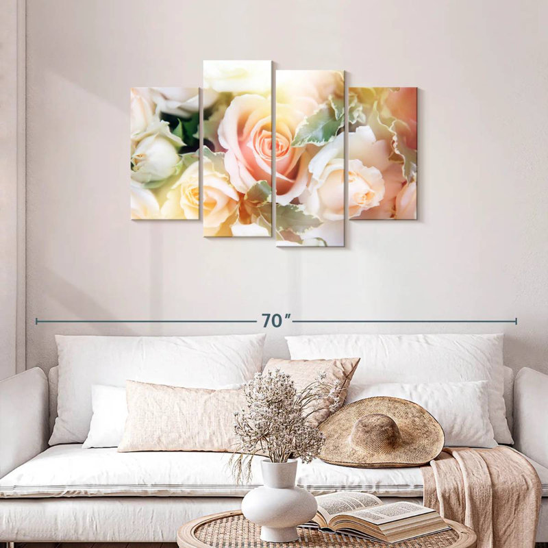 Harnek Roses In Bloom, 27" H x 43" W