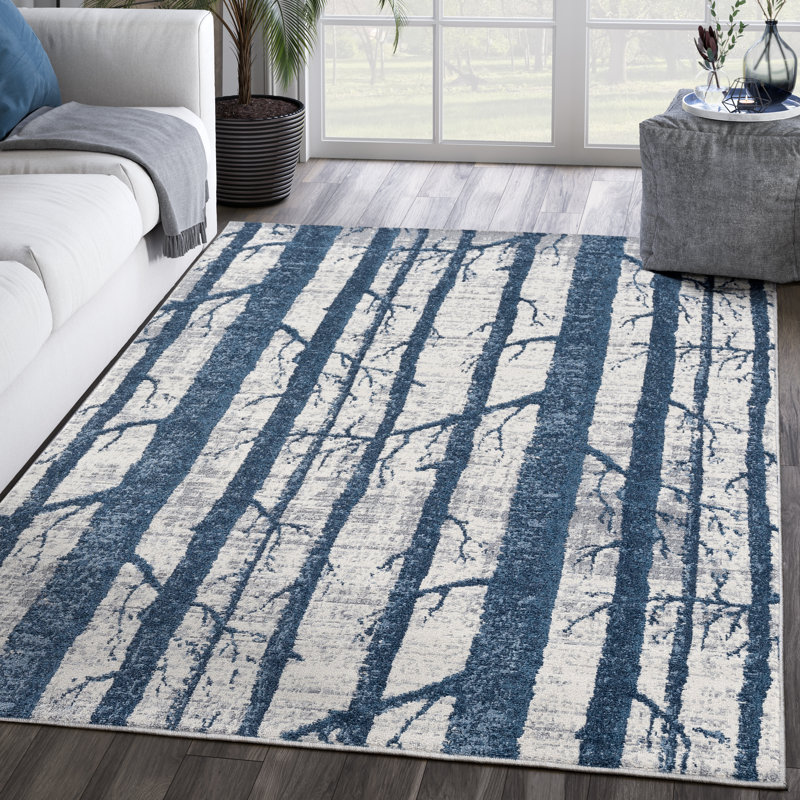 Abani Striped Indoor Rug, Rectangle 6' x 9'