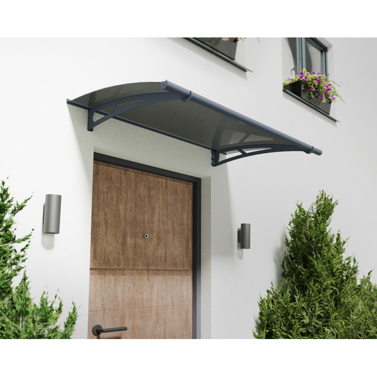 Palram - Canopia Aquila 4'11" W x 3' D Convex Door Awning