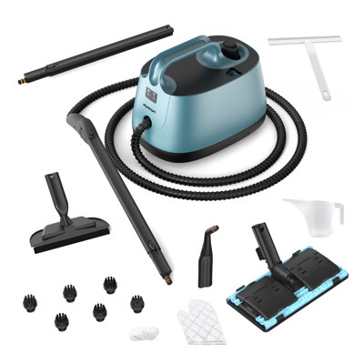 Steam Cleaner, 293°F 58 PSI Powerful Multipurpose Handheld Steam Mop for Home Use, 21 Attachments, 50Oz Capacity, Heavy Duty Steamer for Carpets, Floors, Cars, Tiles, Crack Cleaning,