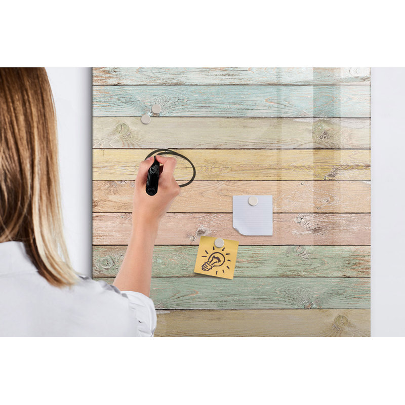Magnetic Glass Photo Memo Board