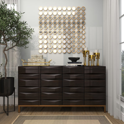 Metal and Mirror Wall Décor
