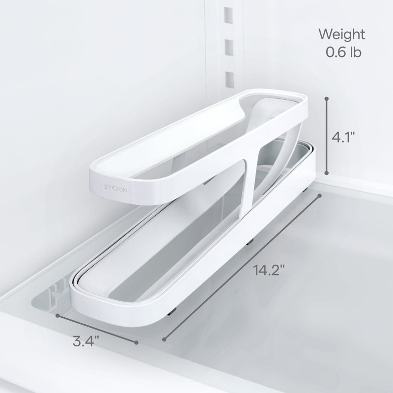 YouCopia® RollDown™ Refrigerator Egg Dispenser, Space-Saving Egg Storage