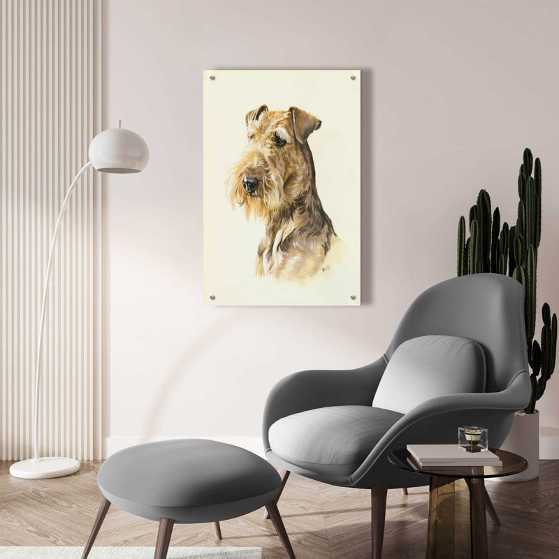 " Airedale " by Barbara Keith, 24" W x 36" H
