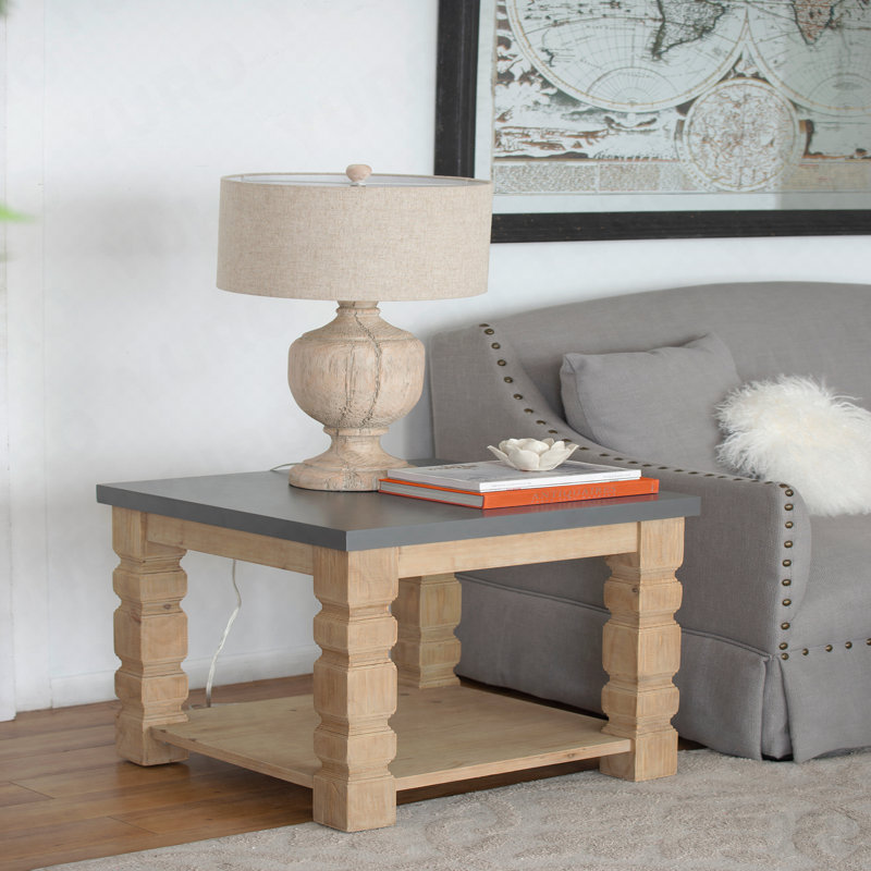 23.8" X 23.8" X 24" Side Table