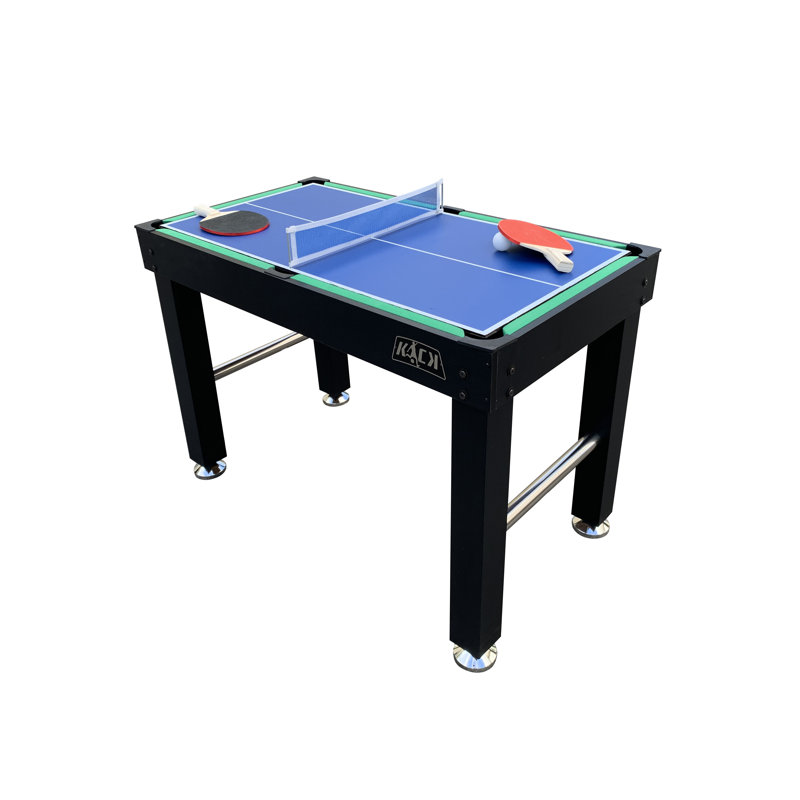 KICK Hexad 48" 6-In-1 Multi Game Table, Black