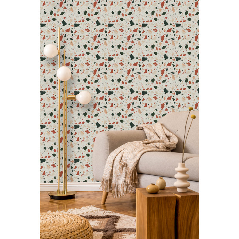 Panneau de papier peint Belkys, L 18,75 po x L 25 po, Vinyle