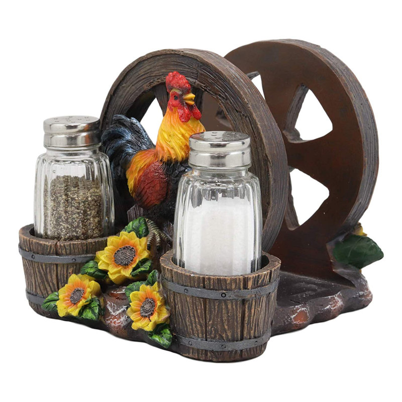 Ensemble de coq et poivre en sel de poulet Rosalind Wheeler