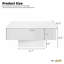 Table basse carrée 31,6 po-325466502