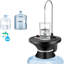 Pompe de distributeur d'eau automatique rechargeable USB avec conception à double interrupteur | Pompe à eau mains libres électrique pour la maison, le bureau, la cuisine et le camping