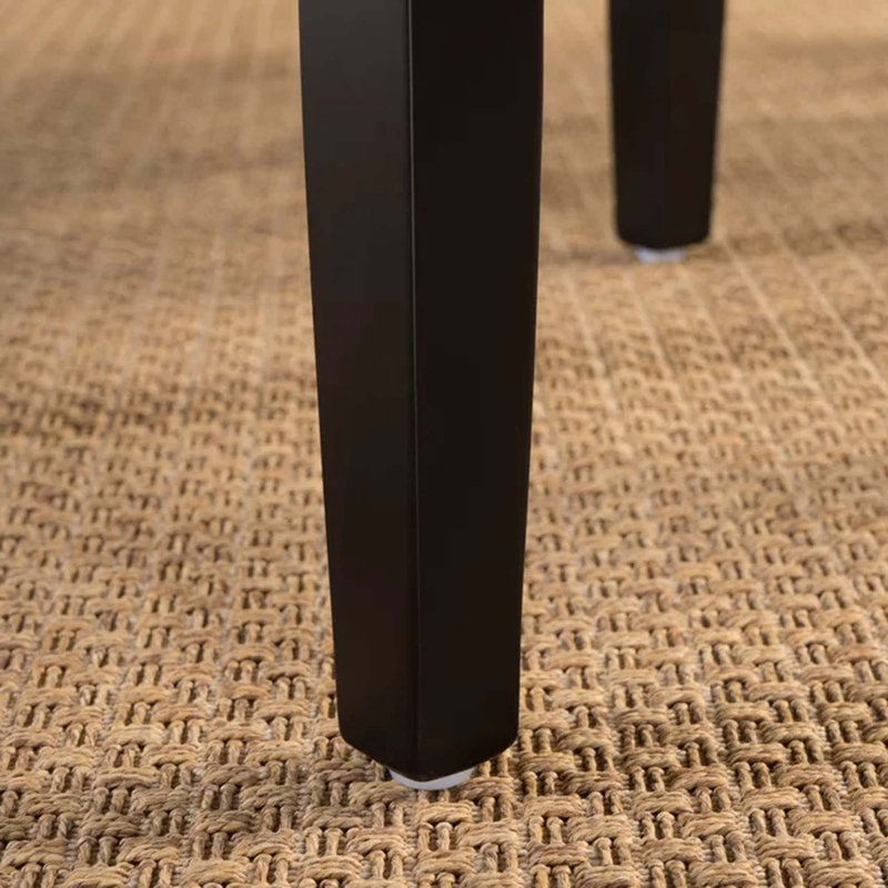 Set of 2,Backless Leather Barstool, Dark Brown, Counter Stool (26.75" Seat Height)