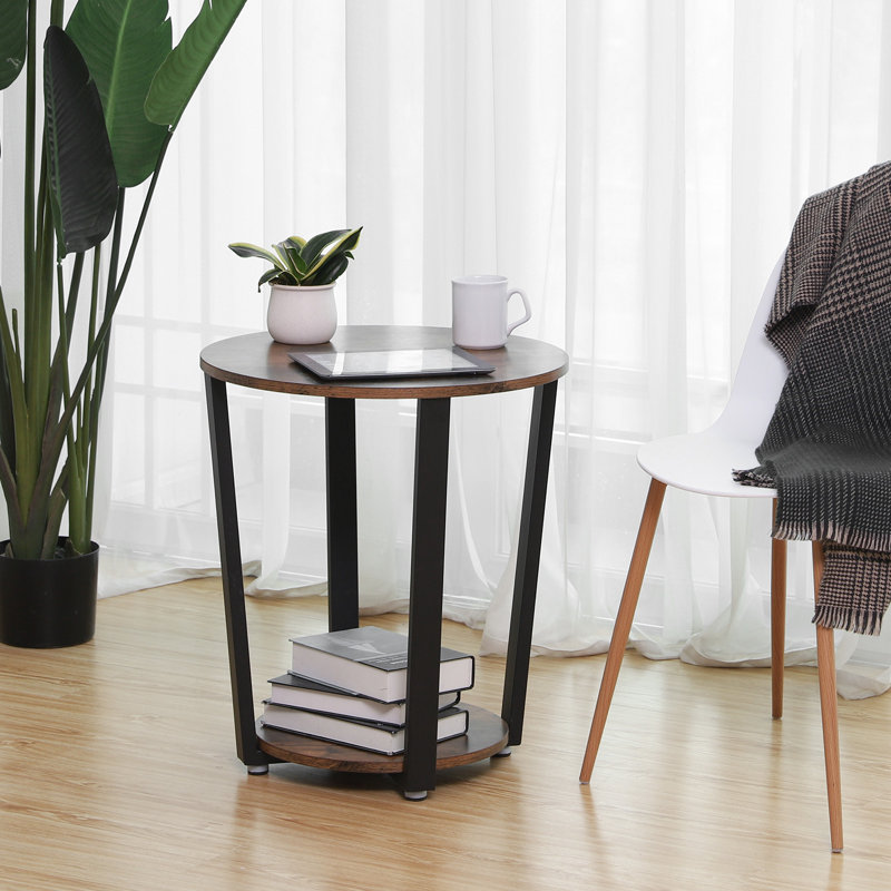 Table de bout Ashtabula, Brun rustique