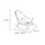 Chaise berçante Rattan Woven Home